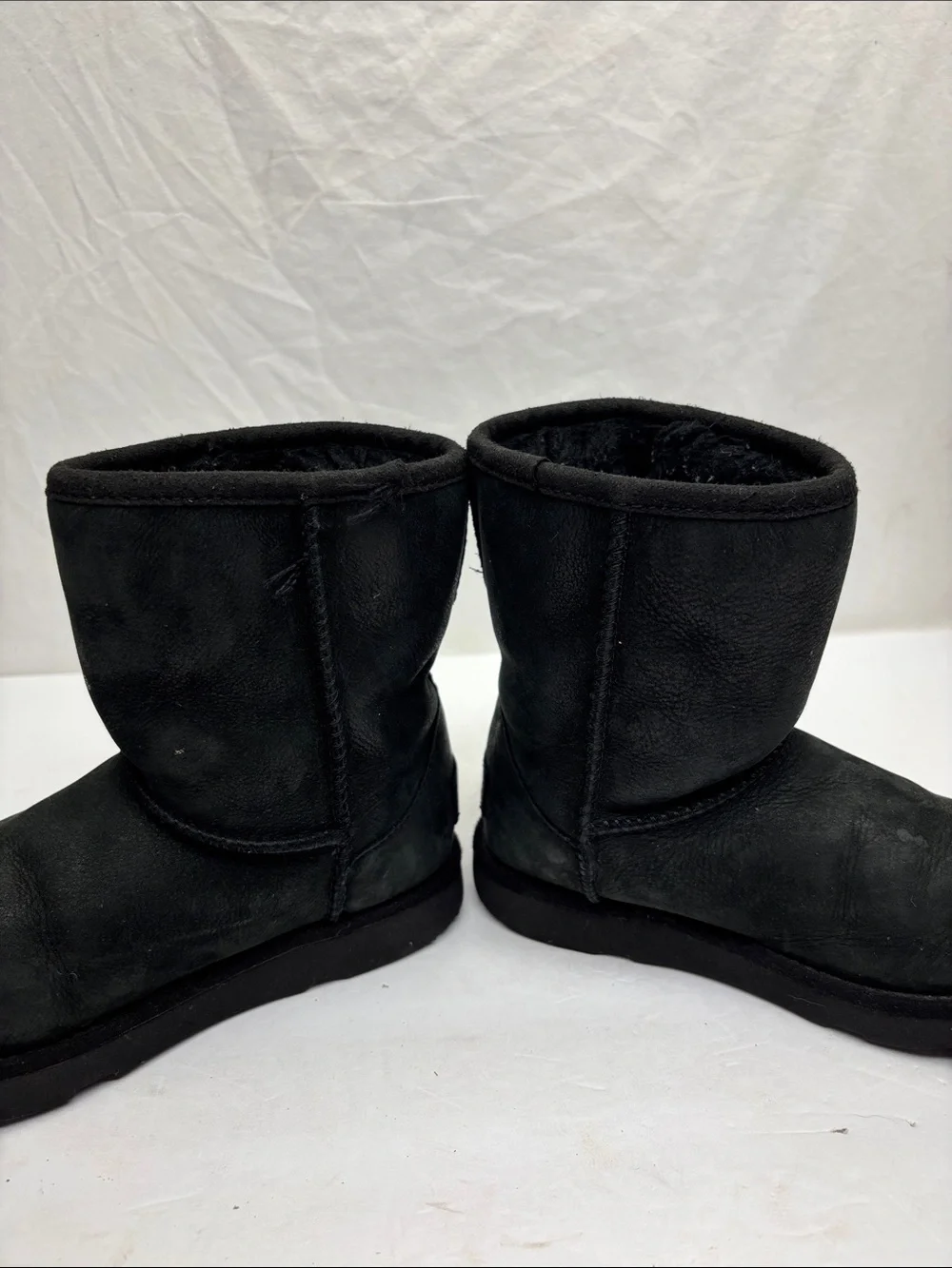 UGG Classic Black Short Winter Boots, SZ 12 toddler girl, box 72